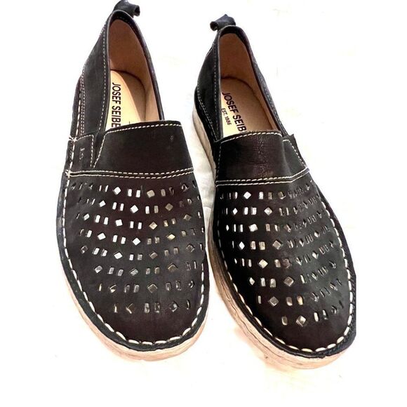 Josef Seibel Sofie 27 Leather Slip-ons - Picture 8 of 10